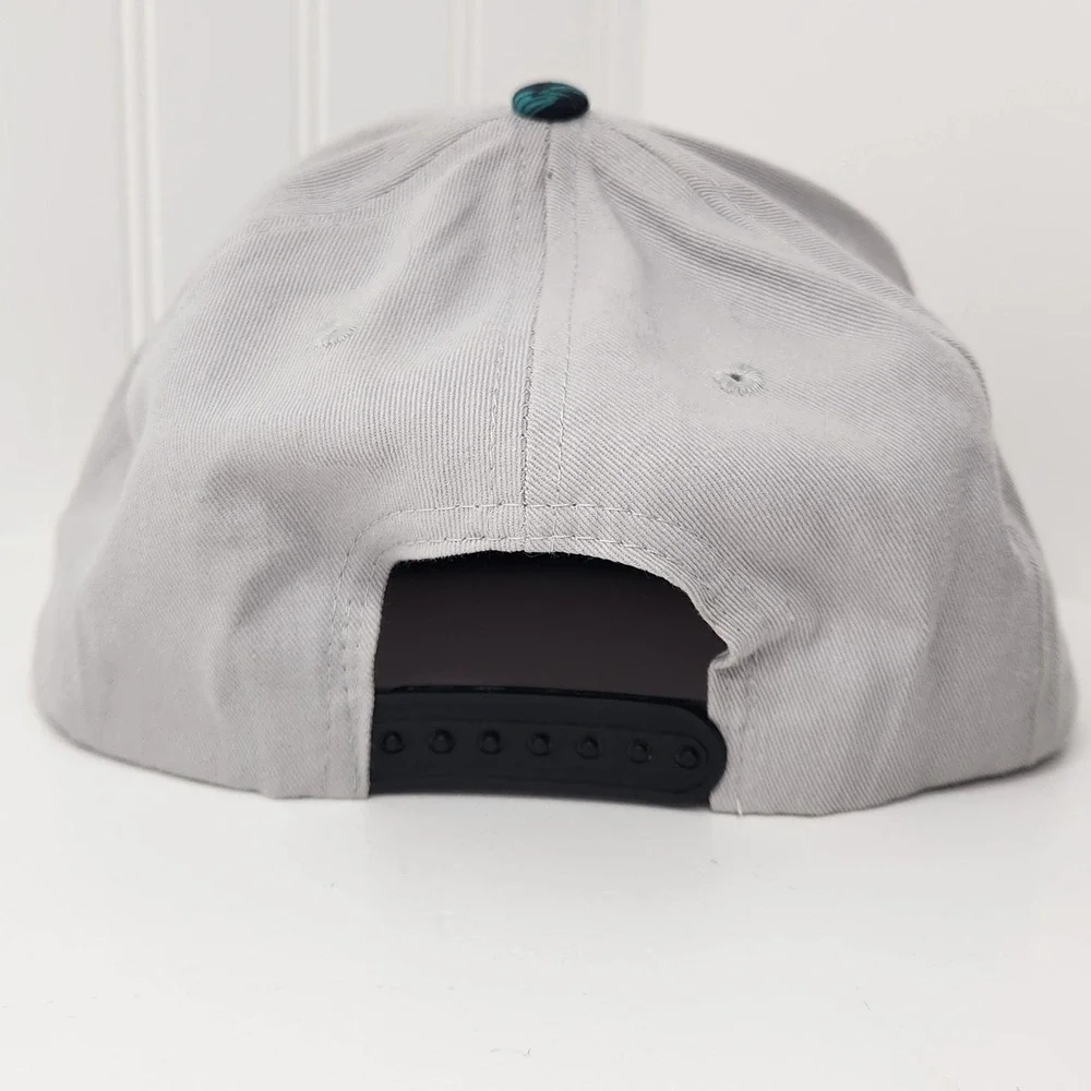 Disney Mickey Mouse Hat Mens OSFM Gray Red Floral Tropical Snapback Baseball Cap
